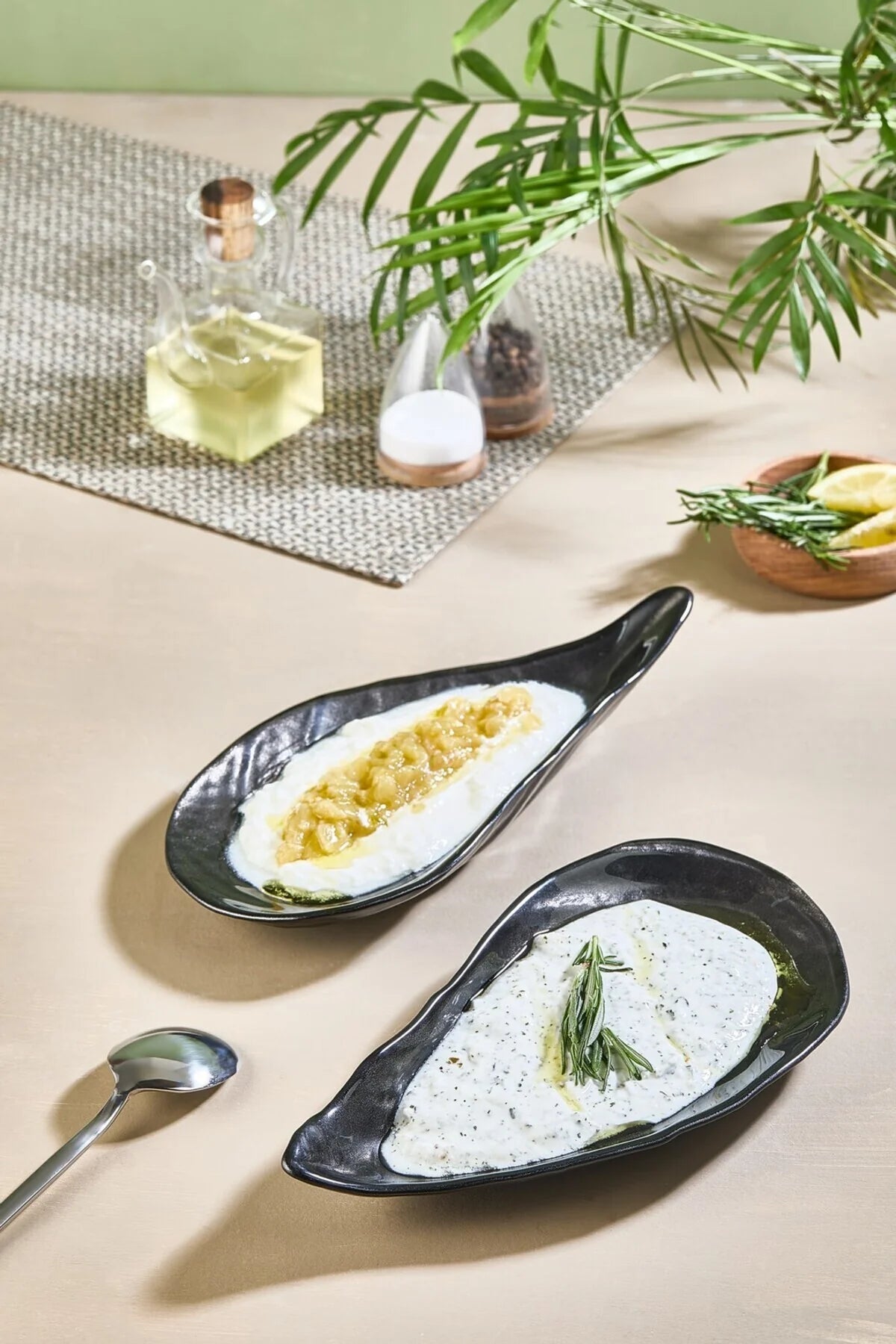 İstiridye Cam Meze Servis Tabağı Seti