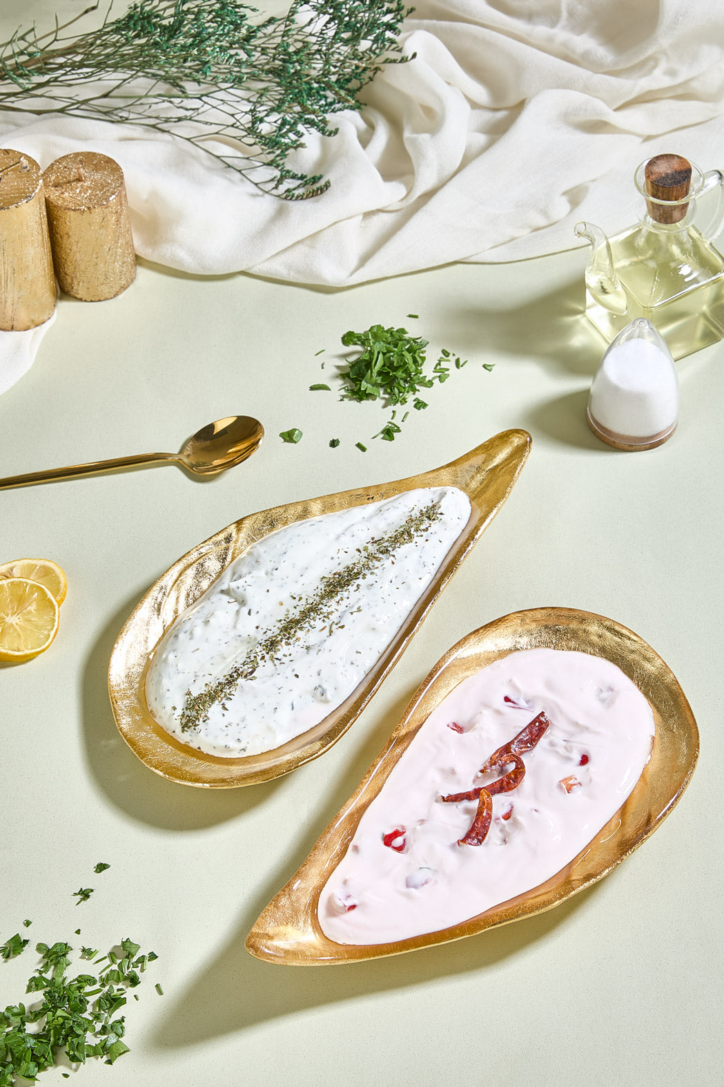 İstiridye Cam Meze Servis Tabağı Seti